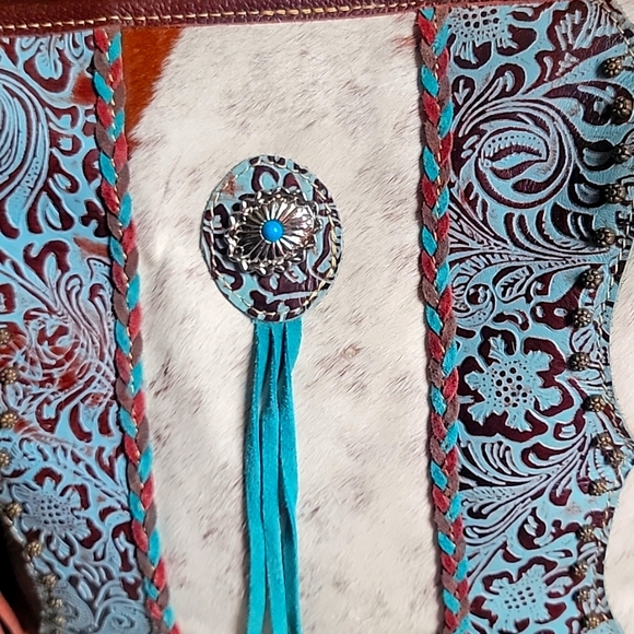 🐮Myra Hair On Bag EUC - Picture 12 of 16